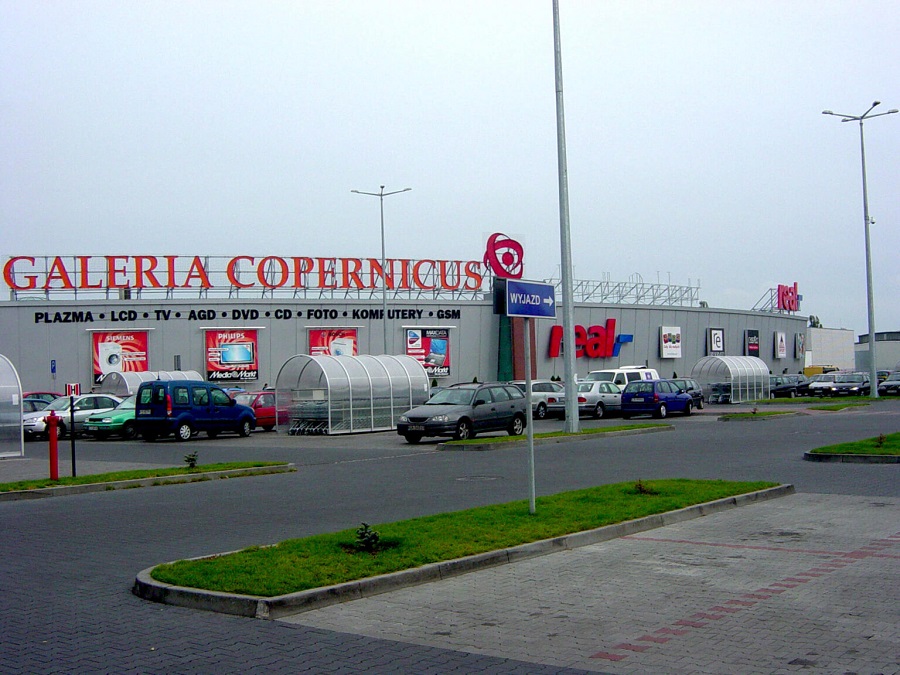 hala handlowa Copernicus w Toruniu