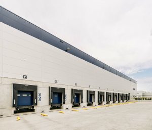 Loading docks in a logistics hall - Commercecon