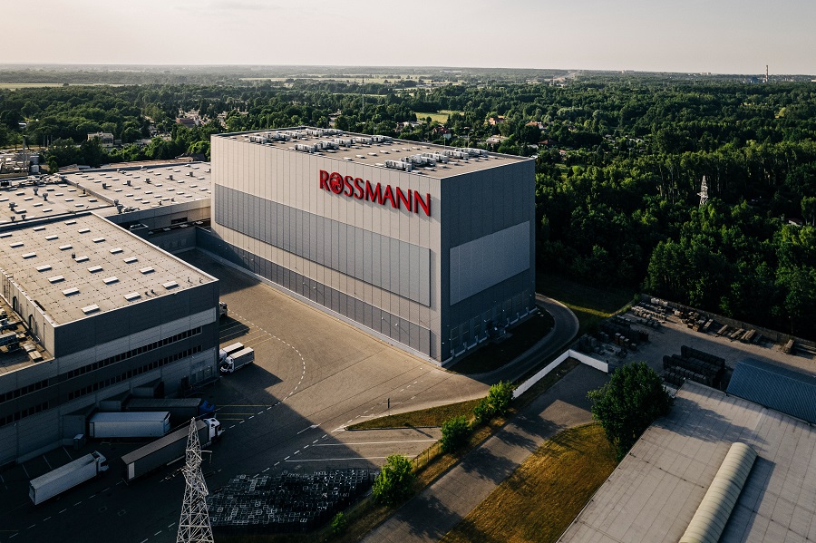 hala magazynowa wysokiego składowania Rossmann